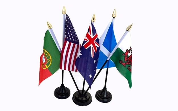 انواع پرچم رومیزی